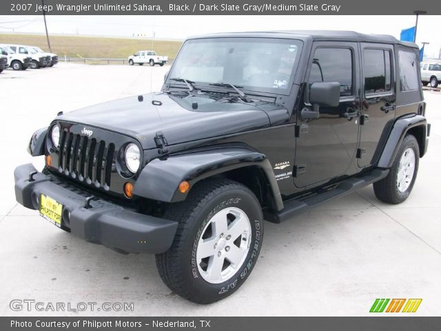 2007 Jeep Wrangler Unlimited Sahara in Black