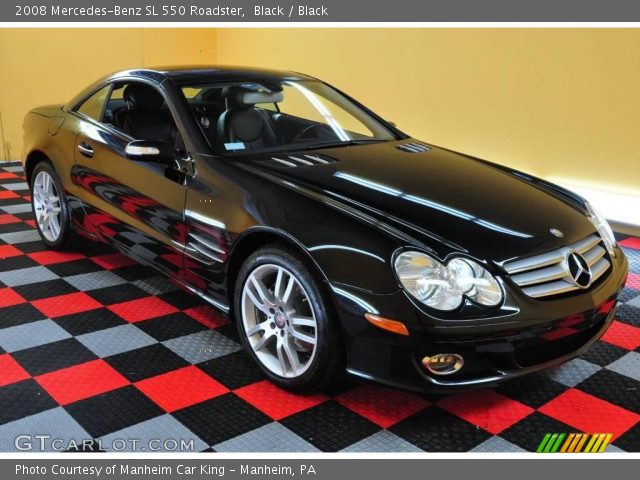 2008 Mercedes-Benz SL 550 Roadster in Black