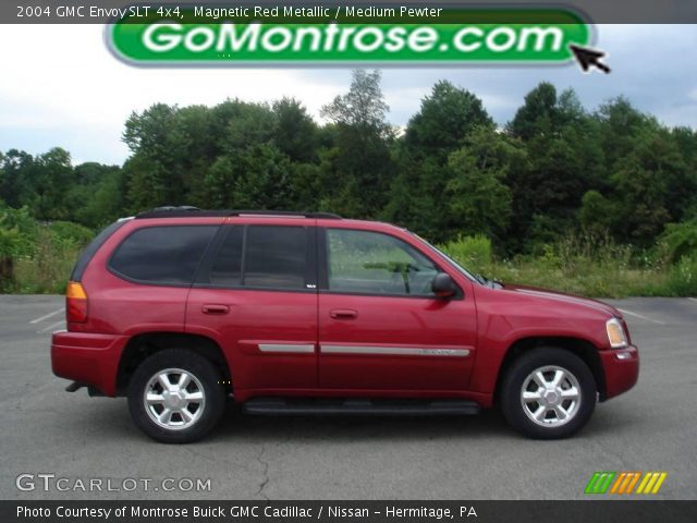 2004 GMC Envoy SLT 4x4 in Magnetic Red Metallic