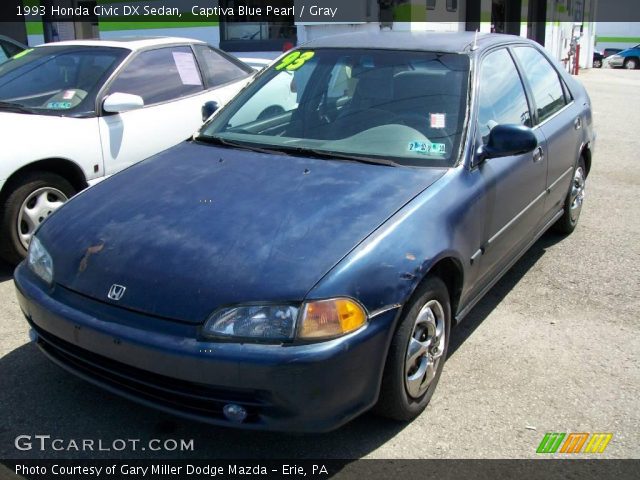 1993 Honda Civic DX Sedan in Captiva Blue Pearl