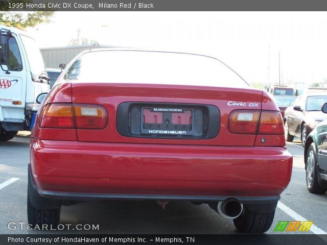 1995 Honda Civic DX Coupe in Milano Red