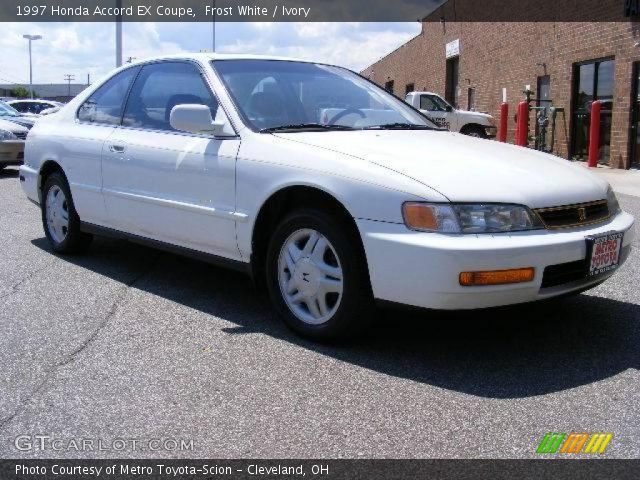 1997 Honda Accord EX Coupe in Frost White