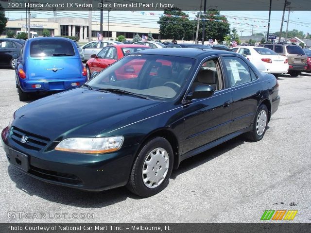 2001 Honda Accord LX Sedan in Dark Emerald Pearl