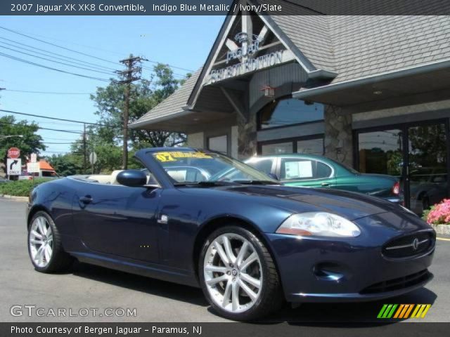 2007 Jaguar XK XK8 Convertible in Indigo Blue Metallic