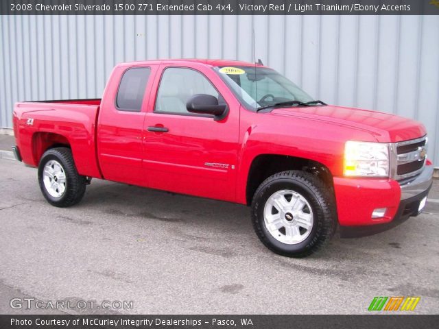 2008 Chevrolet Silverado 1500 Z71 Extended Cab 4x4 in Victory Red
