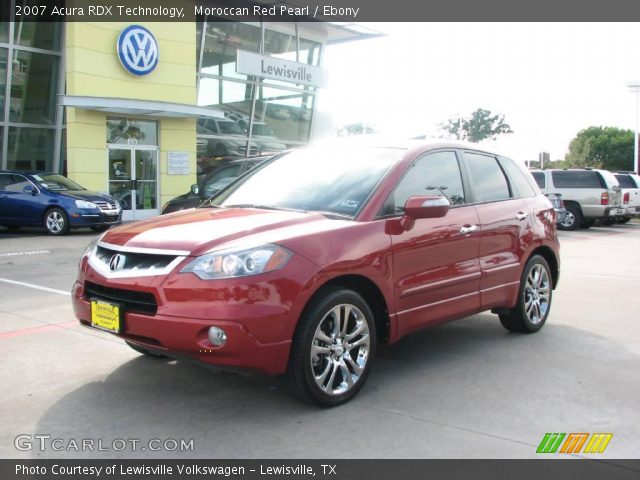 2007 Acura RDX Technology in Moroccan Red Pearl