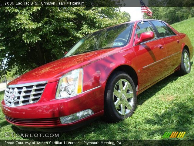2006 Cadillac DTS  in Crimson Pearl