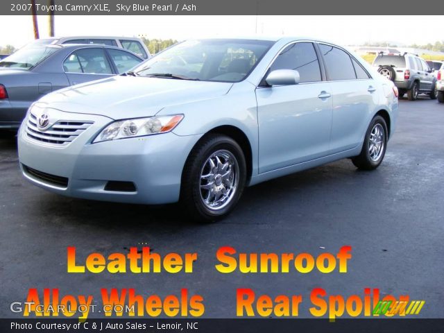 2007 Toyota Camry XLE in Sky Blue Pearl