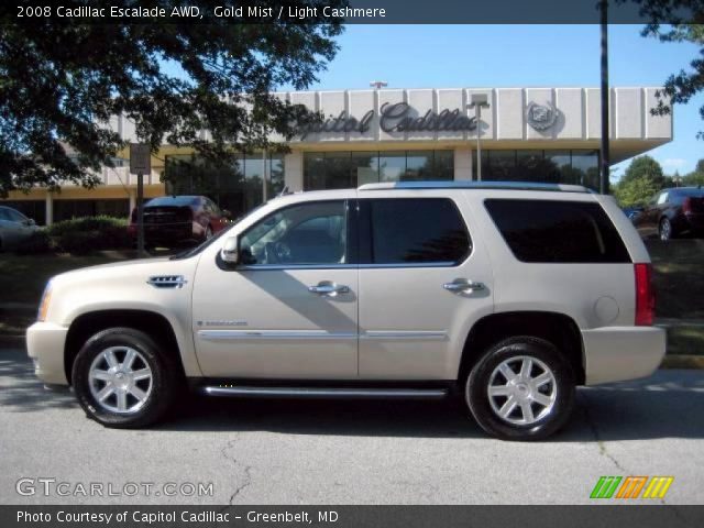 2008 Cadillac Escalade AWD in Gold Mist