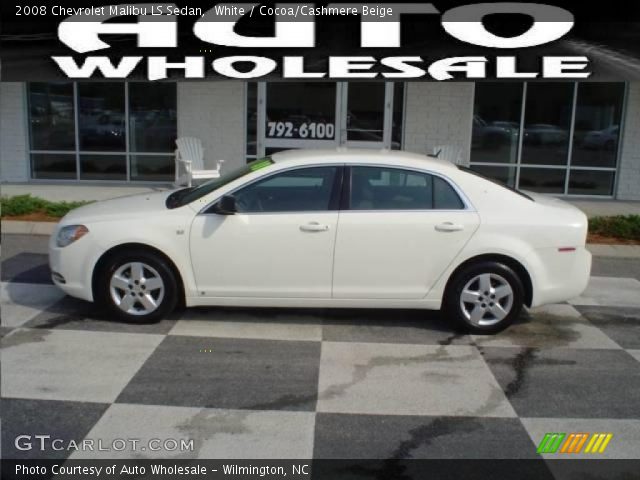 2008 Chevrolet Malibu LS Sedan in White