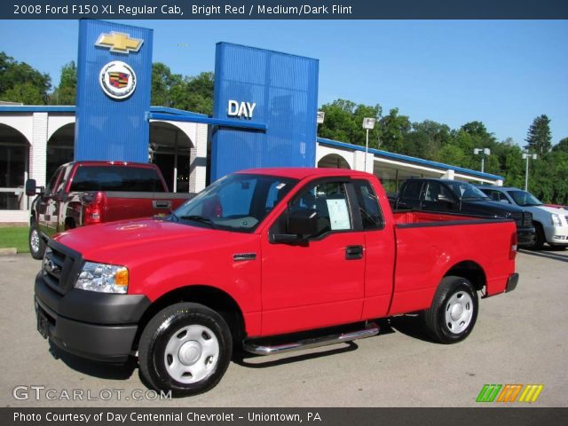 2008 Ford F150 XL Regular Cab in Bright Red