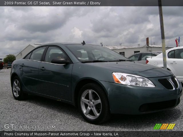 2009 Pontiac G6 GT Sedan in Silver Green Metallic