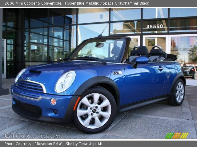 2006 Mini Cooper S Convertible in Hyper Blue Metallic
