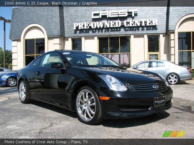 2006 Infiniti G 35 Coupe in Black Obsidian