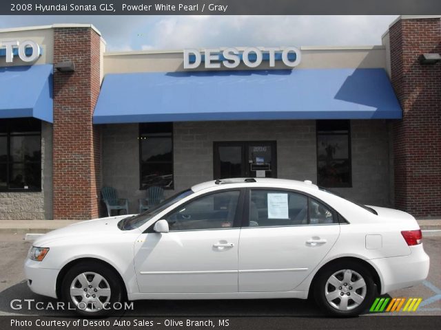 2008 Hyundai Sonata GLS in Powder White Pearl
