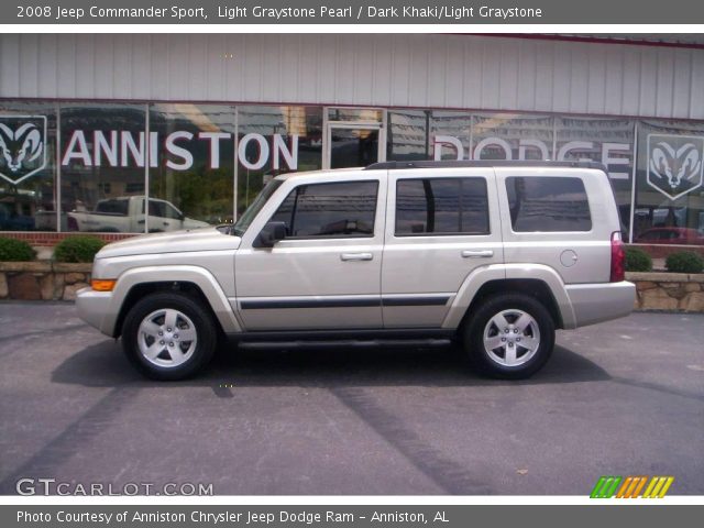 2008 Jeep Commander Sport in Light Graystone Pearl