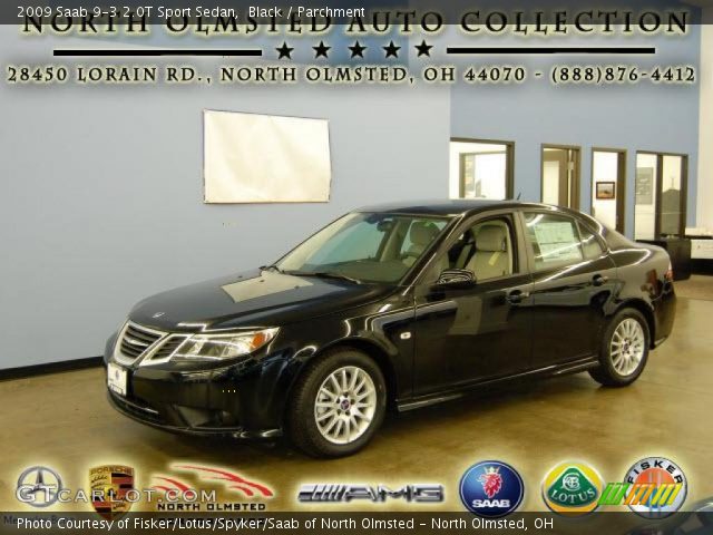 2009 Saab 9-3 2.0T Sport Sedan in Black