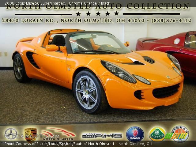 2008 Lotus Elise SC Supercharged in Chrome Orange