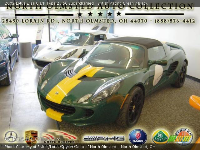 2009 Lotus Elise Clark Type 25 SC Supercharged in British Racing Green