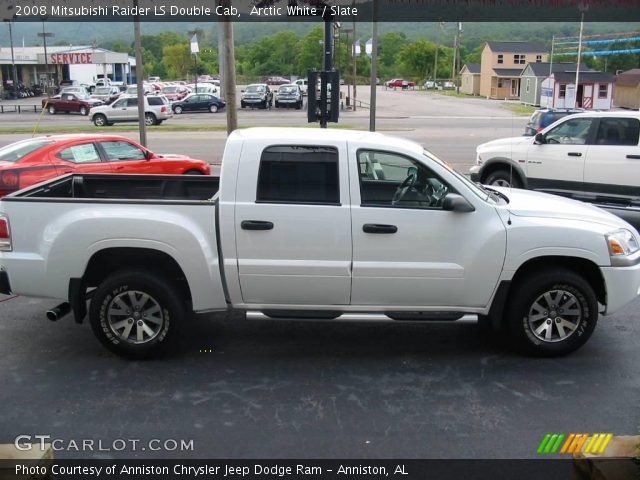 2008 Mitsubishi Raider LS Double Cab in Arctic White