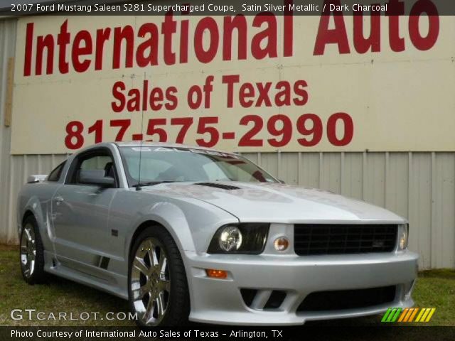 2007 Ford Mustang Saleen S281 Supercharged Coupe in Satin Silver Metallic