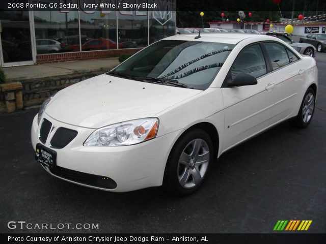 2008 Pontiac G6 Sedan in Ivory White
