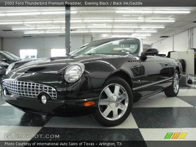 2003 Ford Thunderbird Premium Roadster in Evening Black