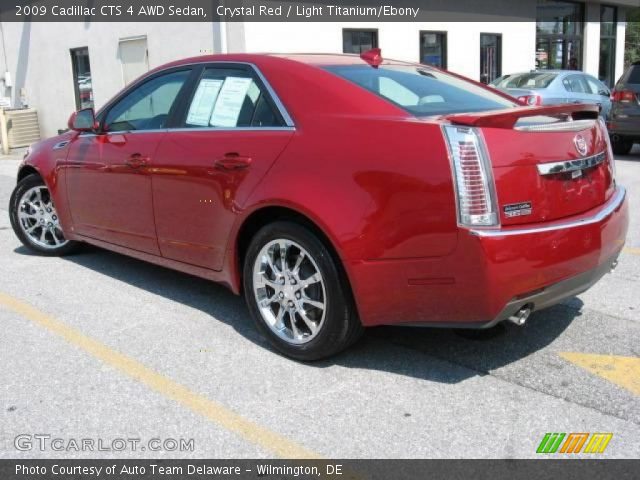 2009 Cadillac CTS 4 AWD Sedan in Crystal Red
