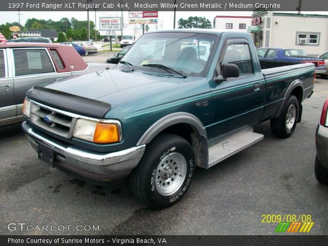 1997 Ford Ranger XLT Regular Cab 4x4 in Medium Willow Green Metallic