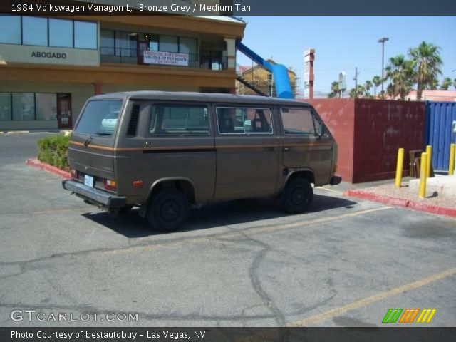 1984 Volkswagen Vanagon L in Bronze Grey