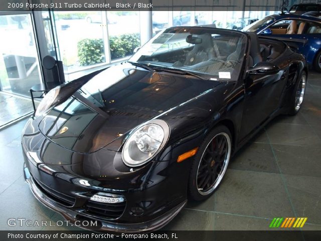 2009 Porsche 911 Turbo Cabriolet in Black