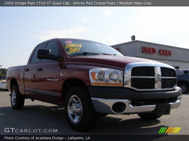 2006 Dodge Ram 2500 ST Quad Cab in Inferno Red Crystal Pearl