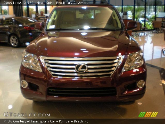 2009 Lexus LX 570 in Noble Spinel Red Mica