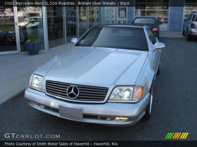 2002 Mercedes-Benz SL 500 Roadster in Brilliant Silver Metallic