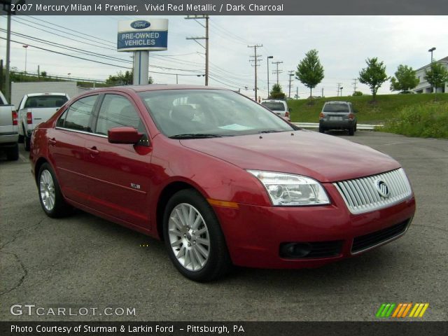 2007 Mercury Milan I4 Premier in Vivid Red Metallic