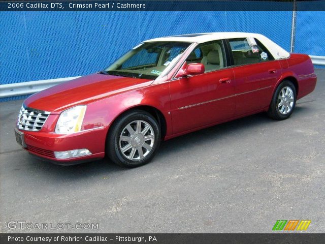 2006 Cadillac DTS  in Crimson Pearl