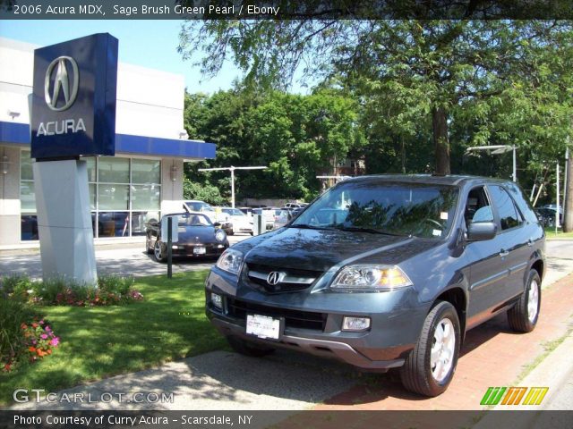 2006 Acura MDX  in Sage Brush Green Pearl