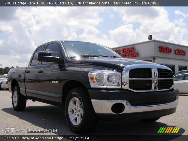 2008 Dodge Ram 1500 TRX Quad Cab in Brilliant Black Crystal Pearl