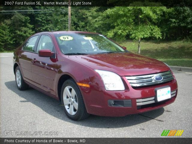 2007 Ford Fusion SE in Merlot Metallic