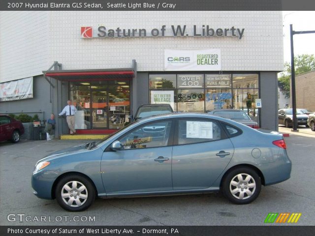 2007 Hyundai Elantra GLS Sedan in Seattle Light Blue