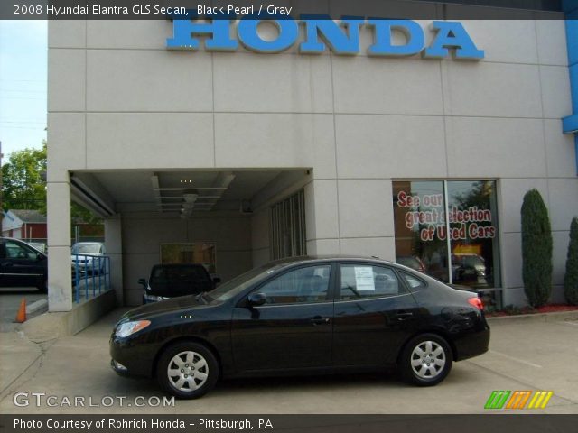 2008 Hyundai Elantra GLS Sedan in Black Pearl