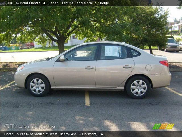 2008 Hyundai Elantra GLS Sedan in Laguna Sand Metallic