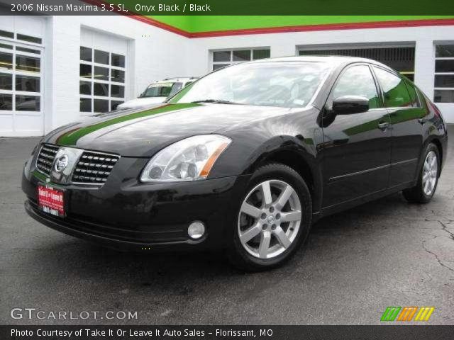 2006 Nissan Maxima 3.5 SL in Onyx Black