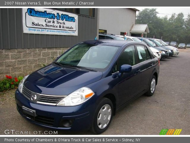 2007 Nissan Versa S in Blue Onyx Metallic