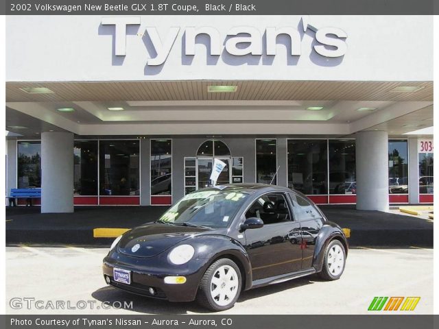 2002 Volkswagen New Beetle GLX 1.8T Coupe in Black
