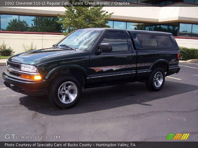 2002 Chevrolet S10 LS Regular Cab in Forest Green Metallic