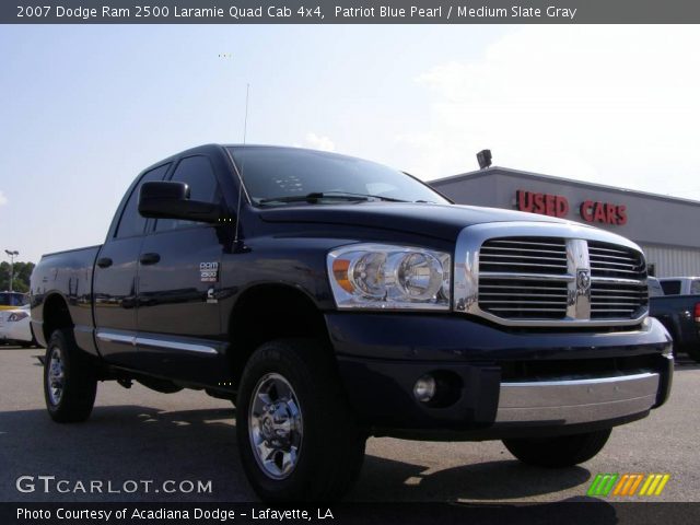 2007 Dodge Ram 2500 Laramie Quad Cab 4x4 in Patriot Blue Pearl