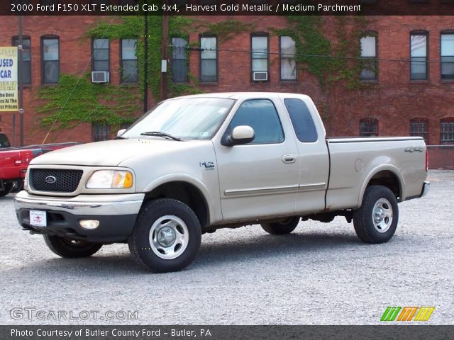 2000 Ford F150 XLT Extended Cab 4x4 in Harvest Gold Metallic
