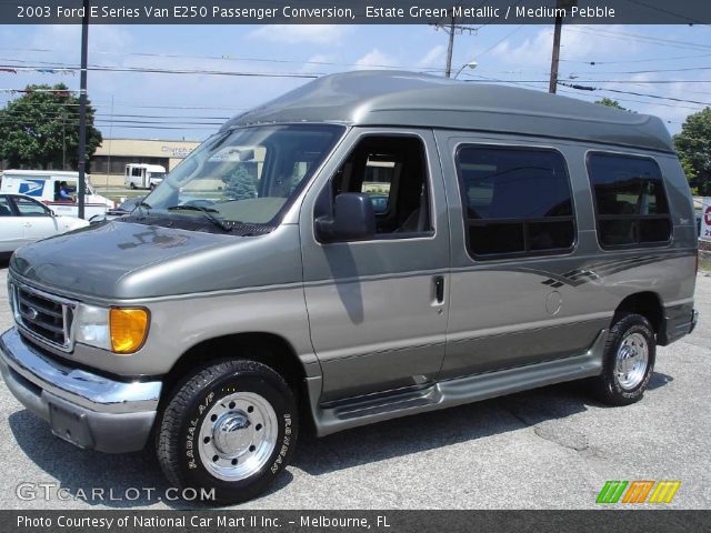 2003 Ford E Series Van E250 Passenger Conversion in Estate Green Metallic