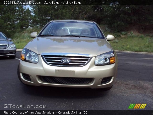 2009 Kia Spectra EX Sedan in Sand Beige Metallic